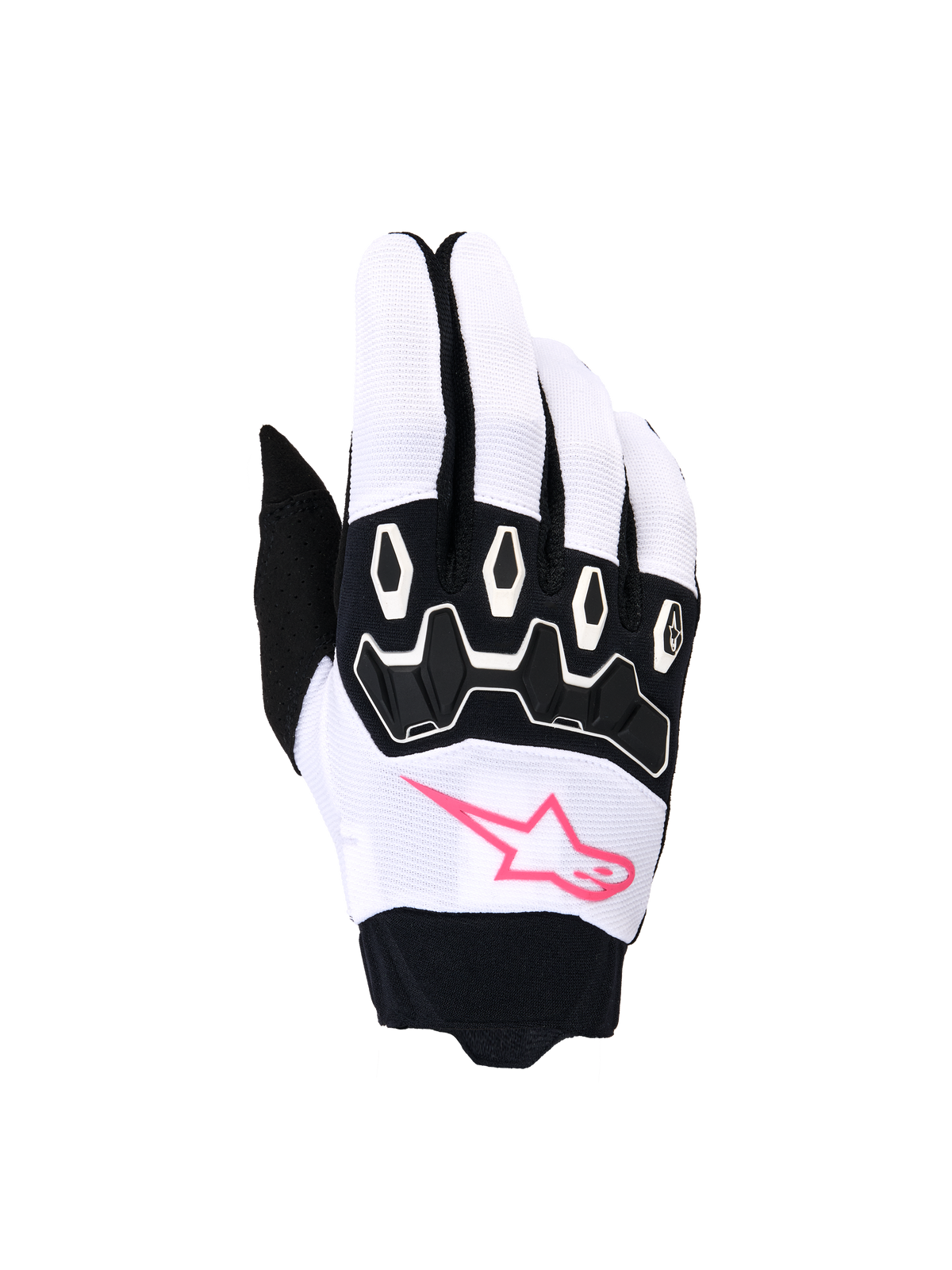Alpinestars 2026 Womens Full Bore V2 Gloves - White/Pink Fluo/Black