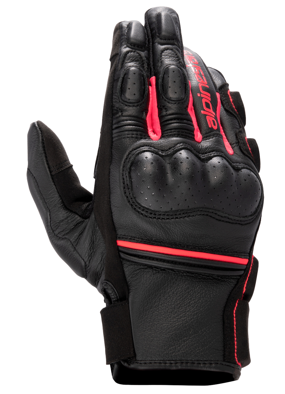 Alpinestars Womens Stella Phenom Leather Air Glove - Black/Diva Pink