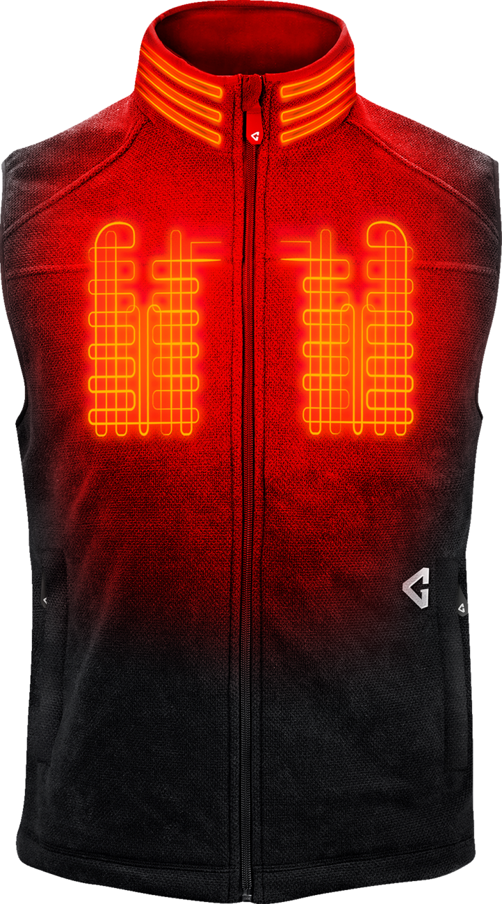 7V Thermite Fleece Heated Vest 2.0 - Black