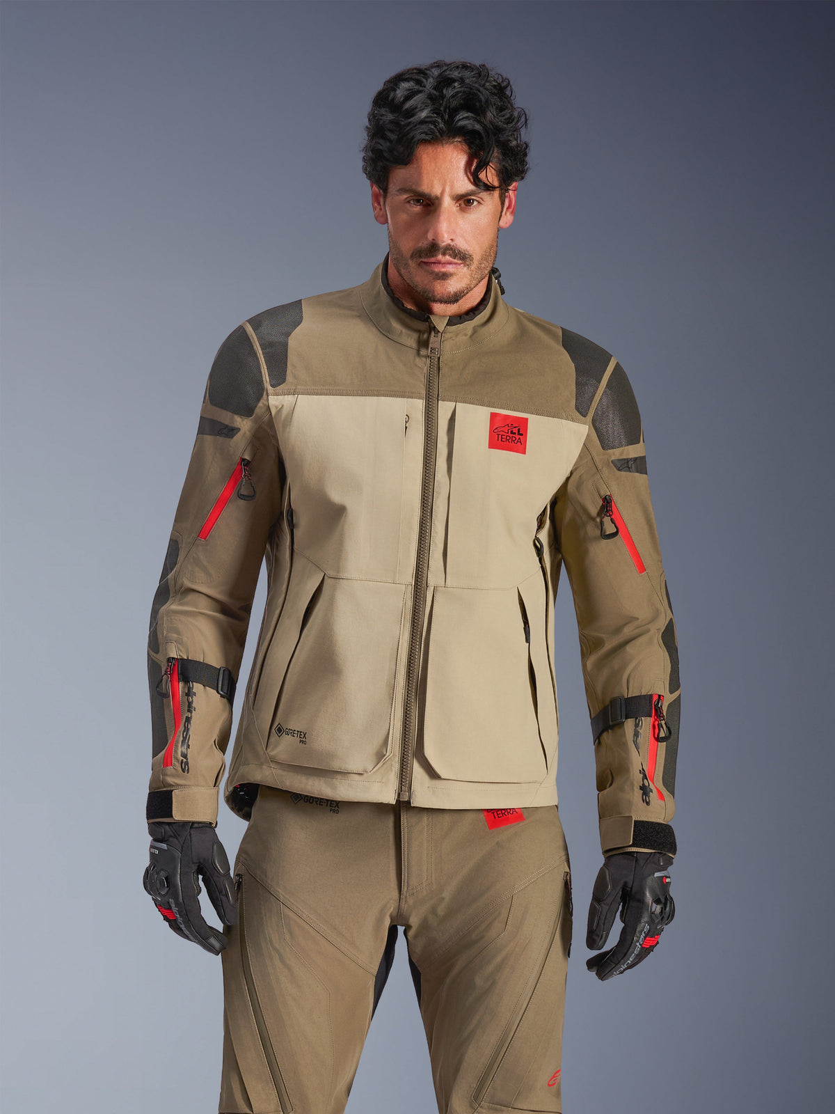 Alpinestars Nazca 3L Gore-Tex Pro Jacket - Walnut Rock/Brown