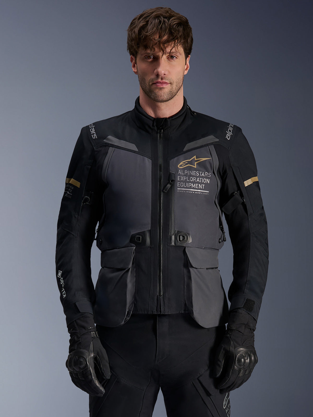 Alpinestars ST-7 2L Gore-Tex Jacket - Deep Gray/Black/Dark Khaki