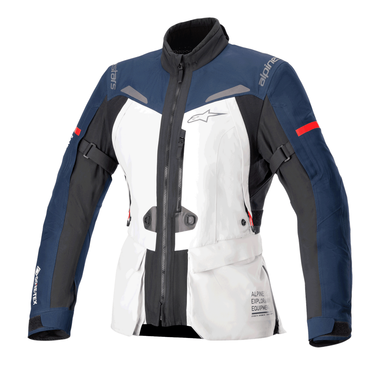 Alpinestars Womens Stella ST-7 2L Gore-Tex Jacket - Ice Gray/Dark Blue/Black
