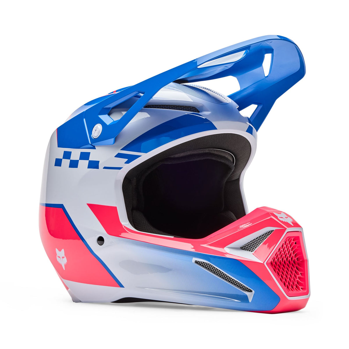 Fox Racing V1 Collect Helmet - Open Blue