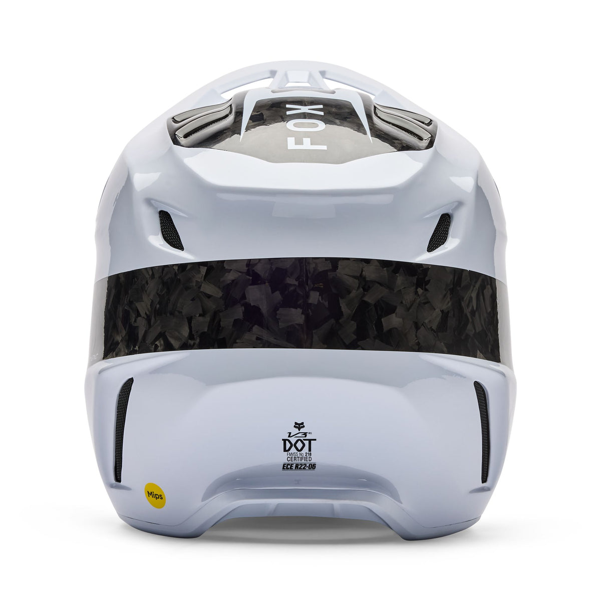 Fox Racing V3 Rs Fracture Helmet - White