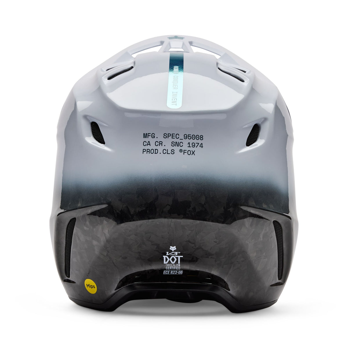 Fox Racing V3 Rs Ghost Helmet - White