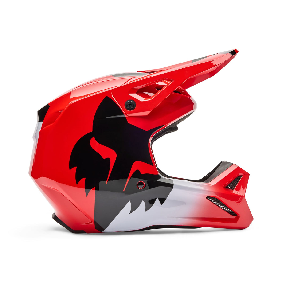 Fox Racing V1 Shield Helmet - Flo Red