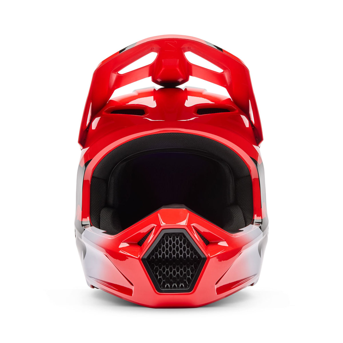 Fox Racing V1 Shield Helmet - Flo Red