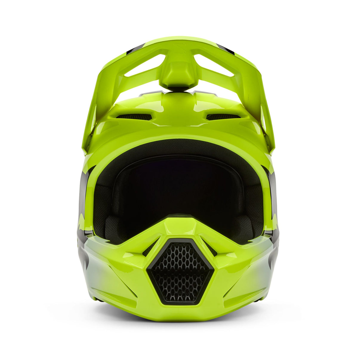 Fox Racing V1 Shield Helmet - Flo Yellow