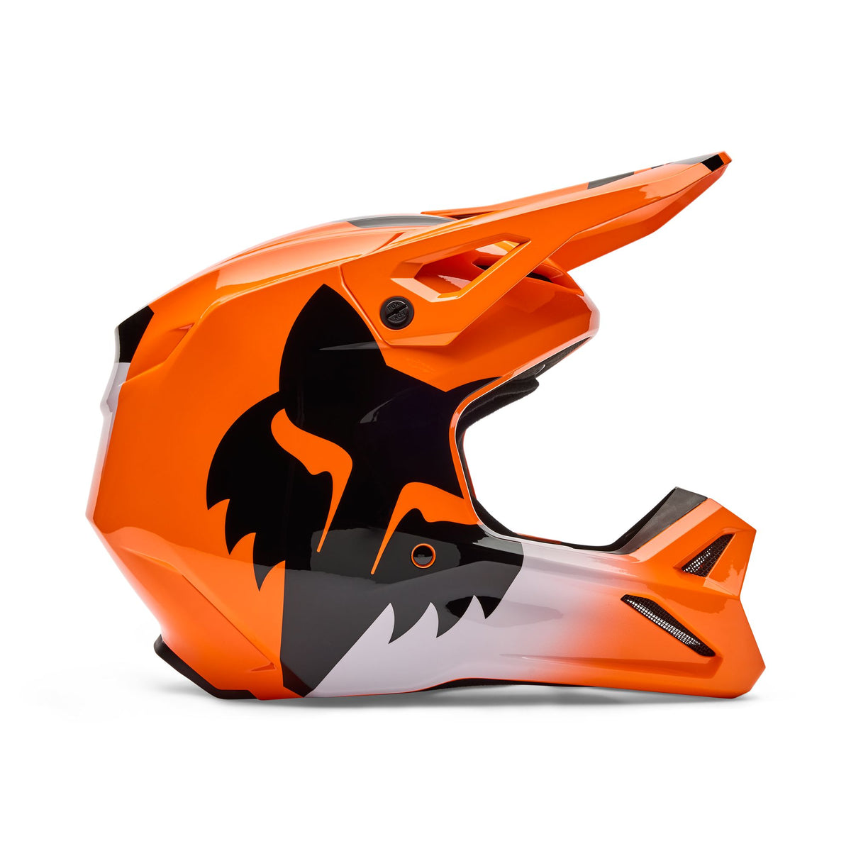 Fox Racing V1 Shield Helmet - Flo Orange