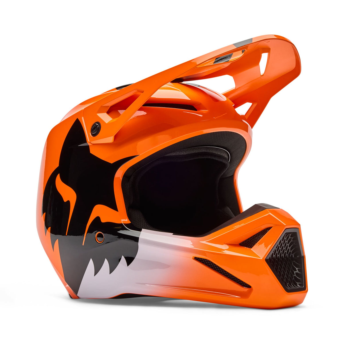 Fox Racing V1 Shield Helmet - Flo Orange