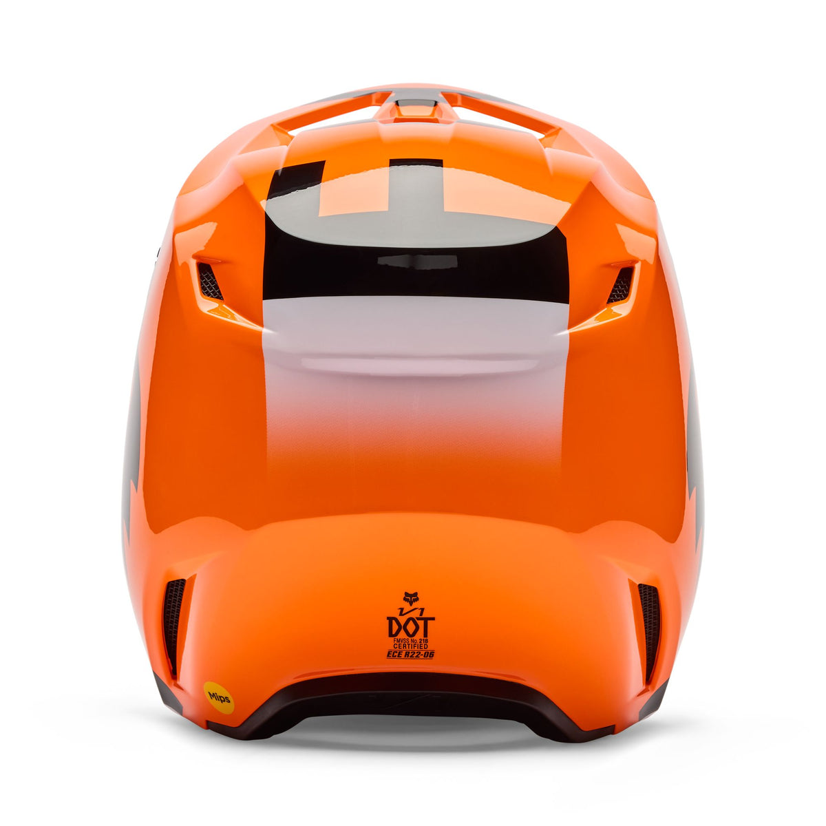 Fox Racing V1 Shield Helmet - Flo Orange