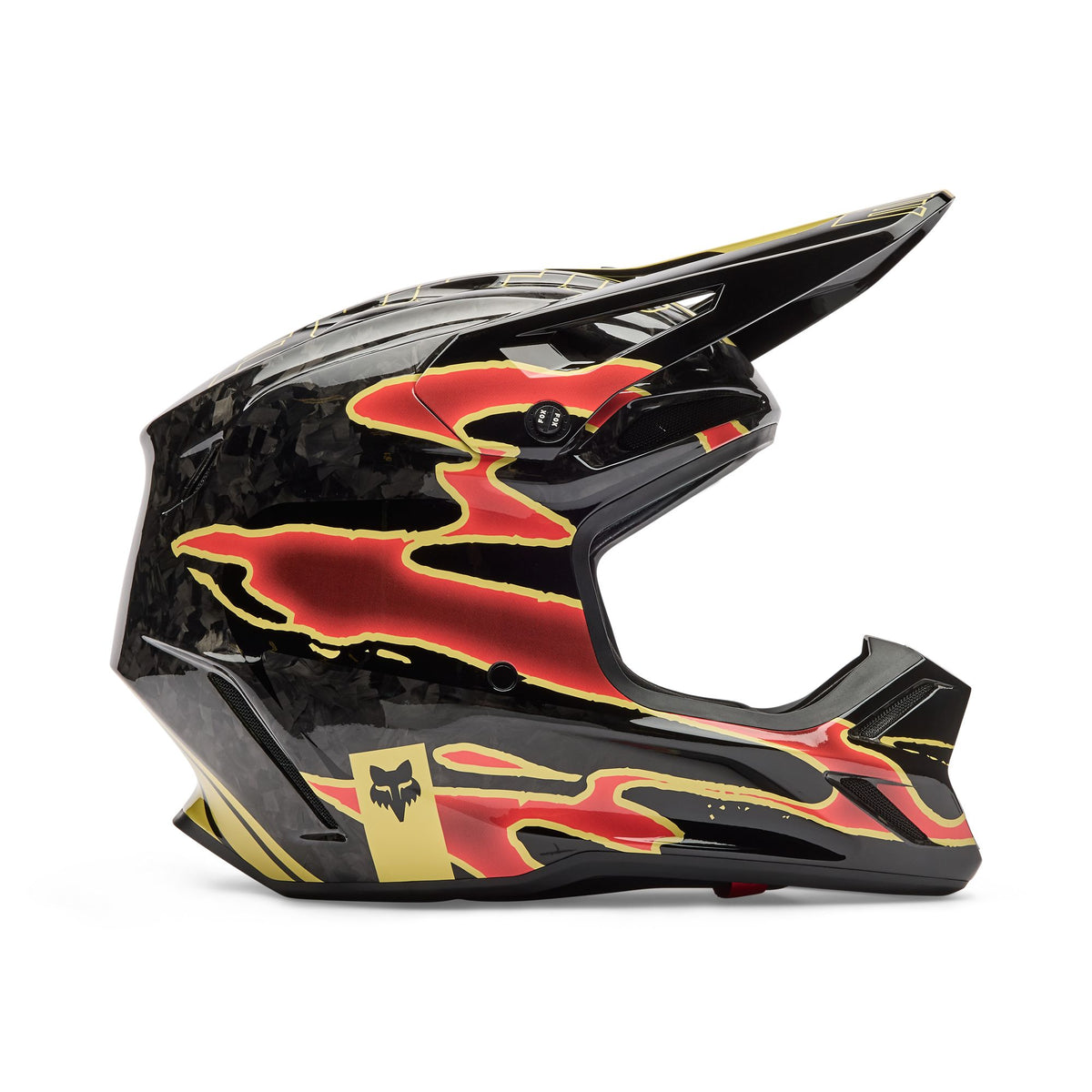 Fox Racing V3 Rs Inning Helmet - Black
