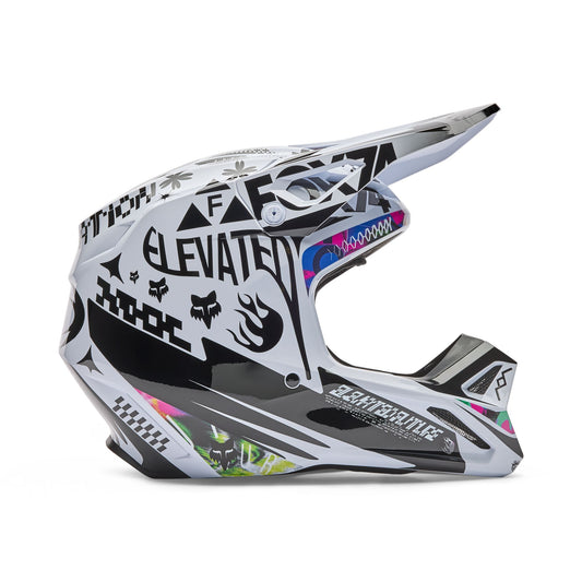 Fox Racing V1 Image Cosmo Helmet - White/Black