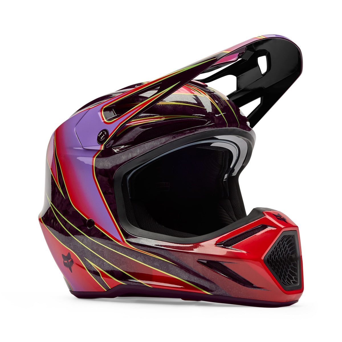 Fox Racing V3 Rs Canvas Helmet - Red