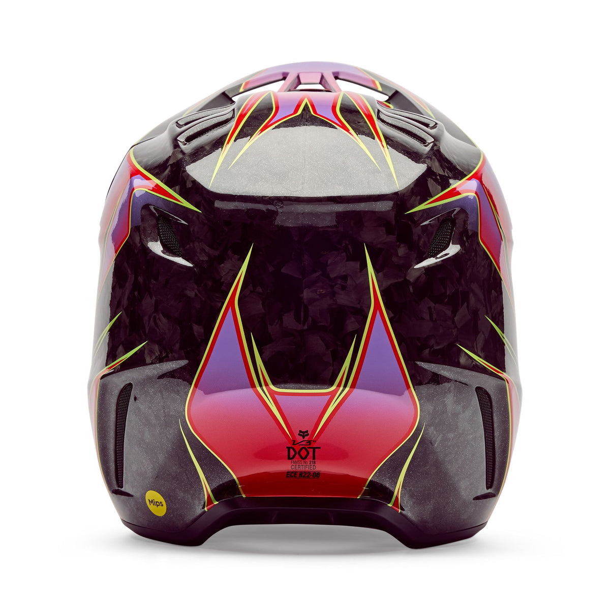 Fox Racing V3 Rs Canvas Helmet - Red