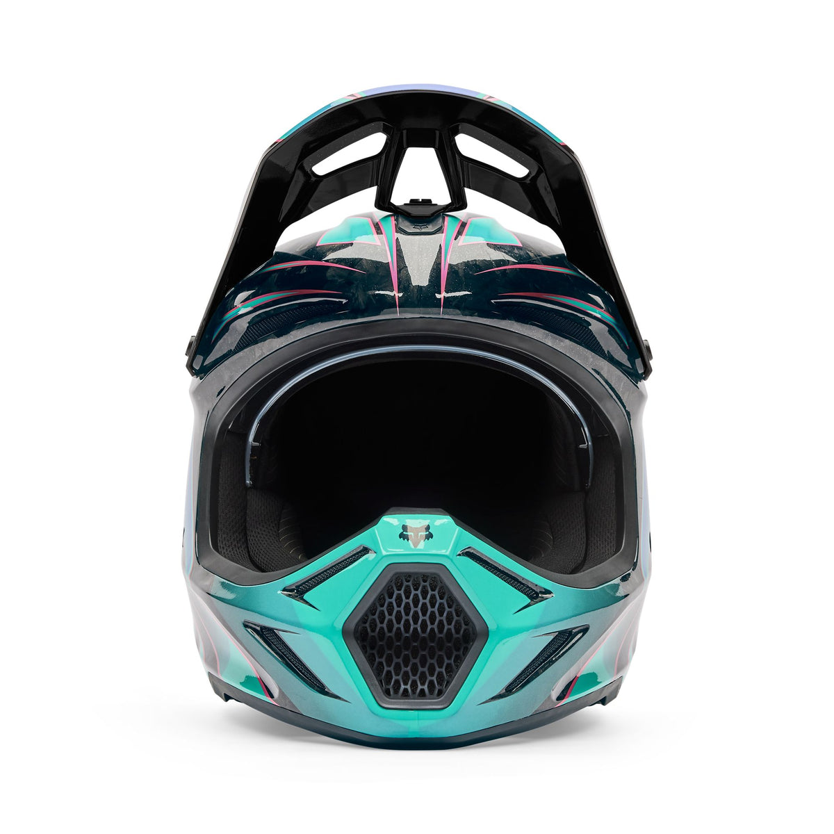 Fox Racing V3 Rs Canvas Helmet - Aqua