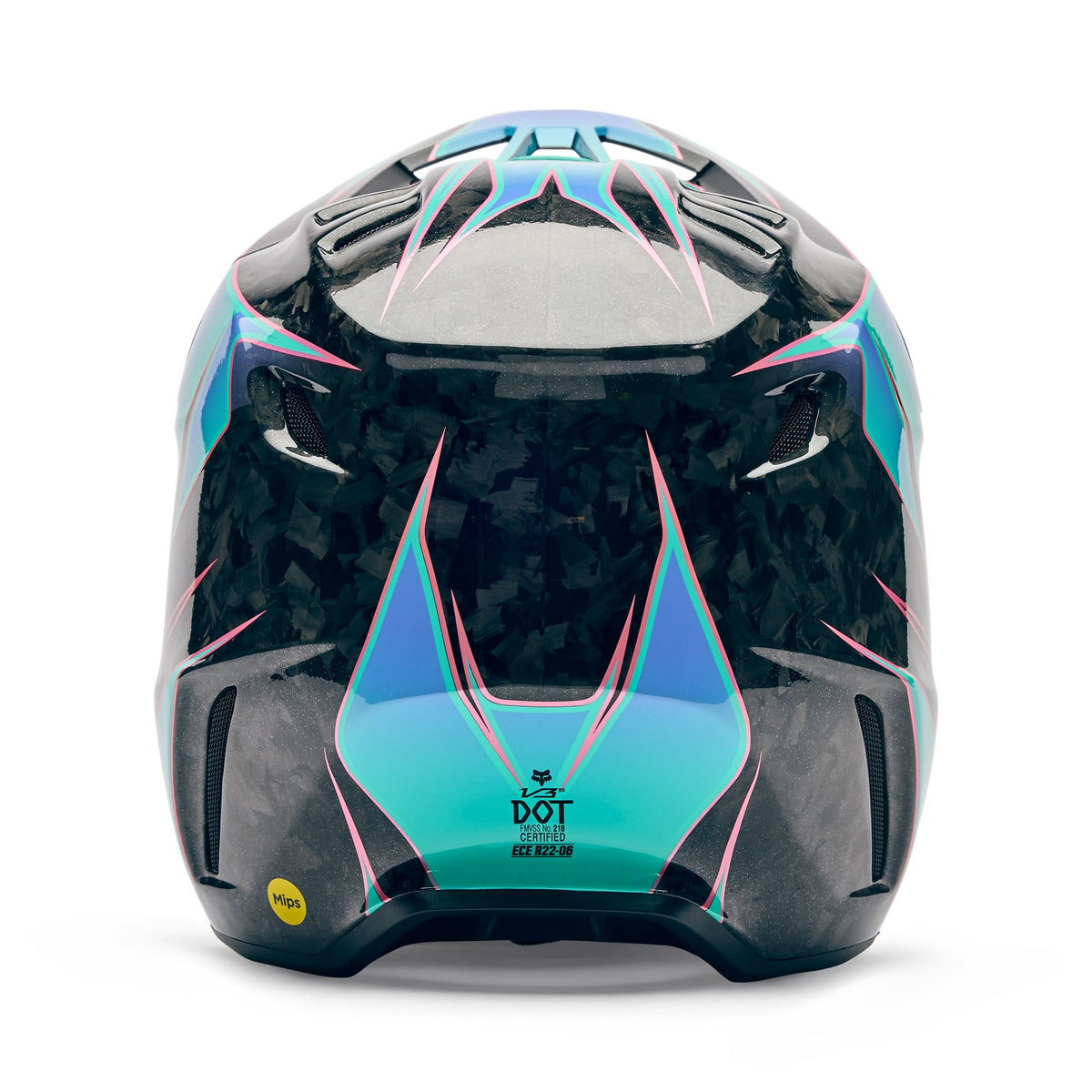 Fox Racing V3 Rs Canvas Helmet - Aqua