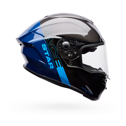 Bell Race Star DLX Flex Strike Helmet - Blue Strike