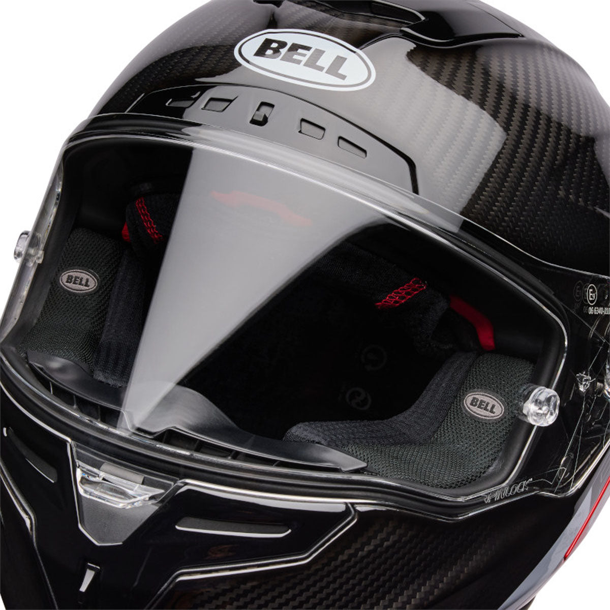 Bell Racestar Dlx Flex Strike Helmet - Red