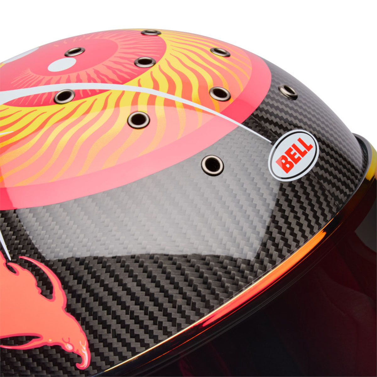 Bell Eliminator Carbon Mad S Grime LE Helmet Black / Large