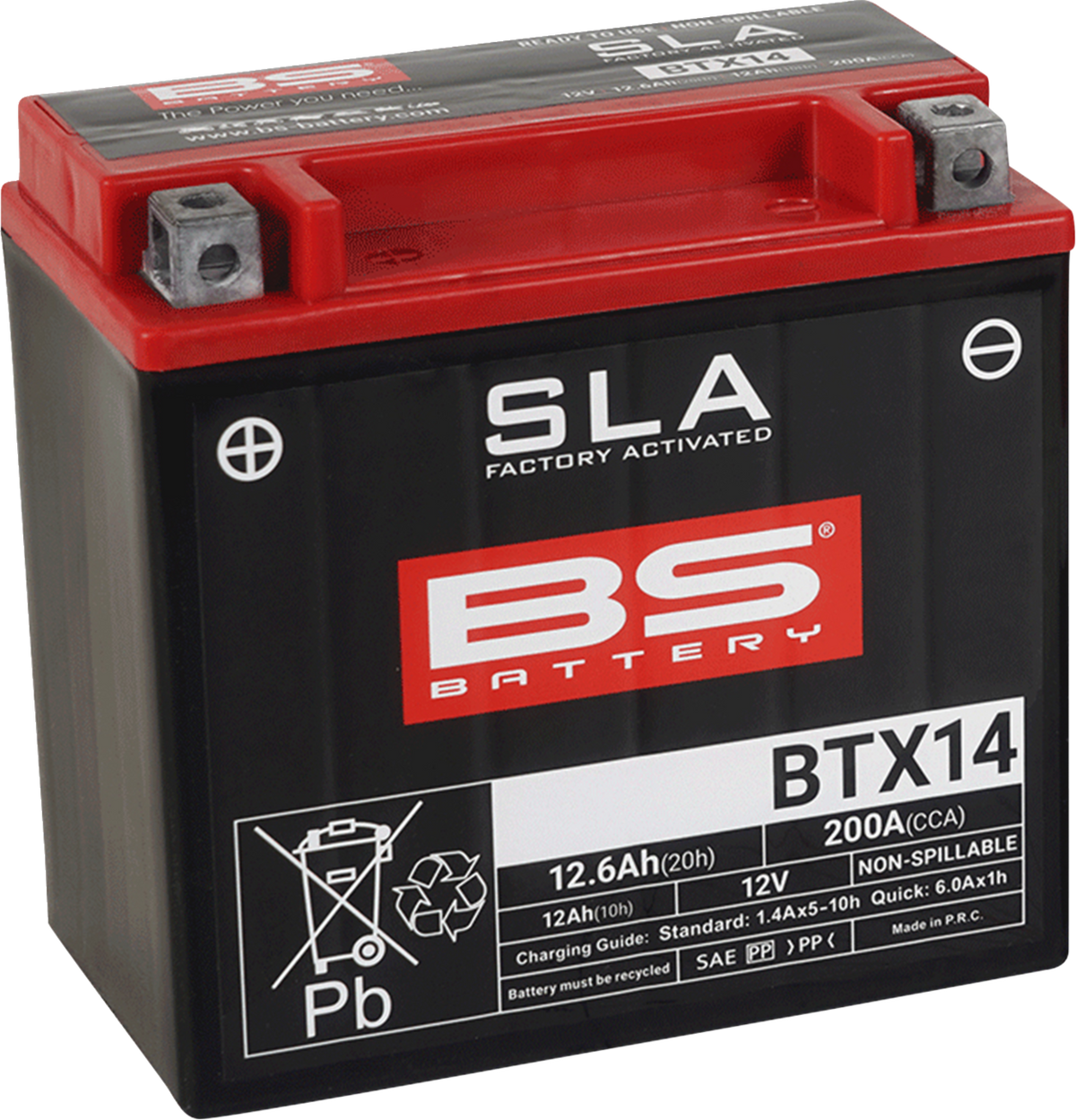 BS Battery - BTX14 (YTX)
