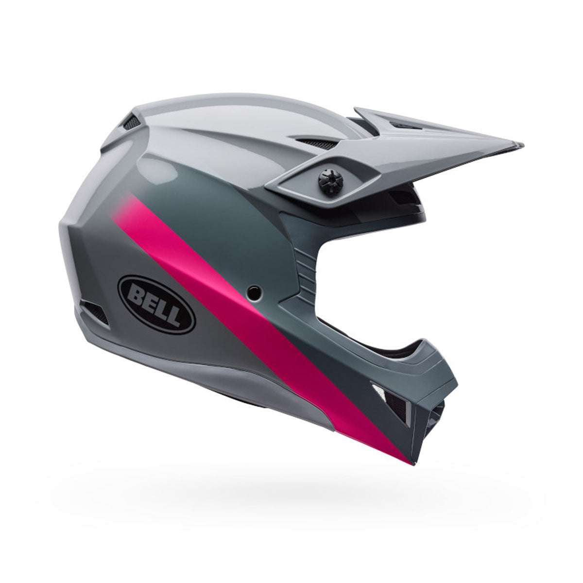 Bell Mx-10 MIPS Aviator Helmet CLOSEOUT - Grey/Pink