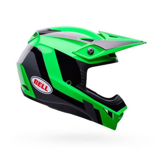 Bell MX-10 MIPS Dyno Helmet - Green/Gray Dyno