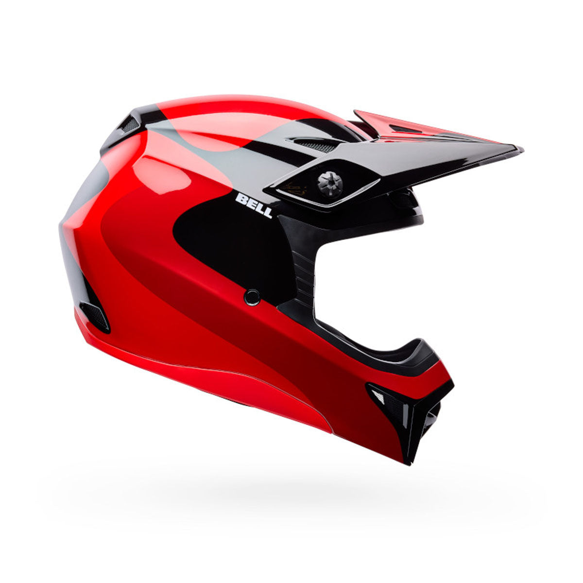 Bell MX-10 MIPS Wave Helmet - Red/Black Wave