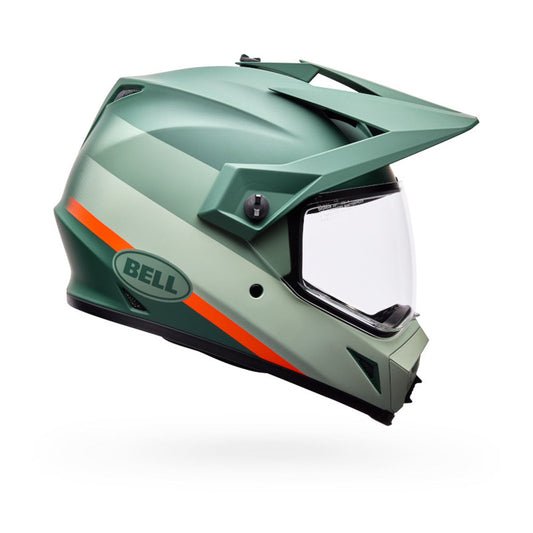 Bell MX-9 ADV MIPS Trail Helmet - Green/Orange Trail