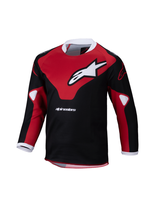 Alpinestars 2025 Kids Racer Veil Jersey - Black/Bright Red