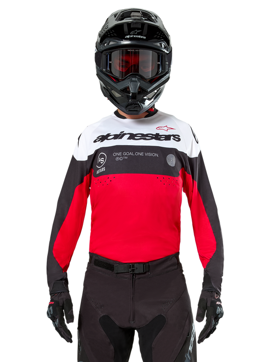 Alpinestars Pro-Dura Jersey - Black/Bright Red/White