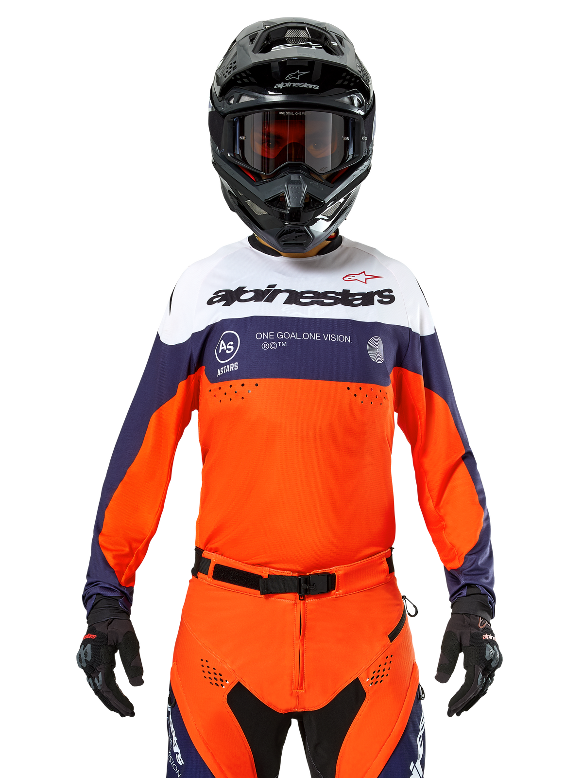 alpinestar gear Alpinestars Pro-Dura Jersey - Navy/Orange/White