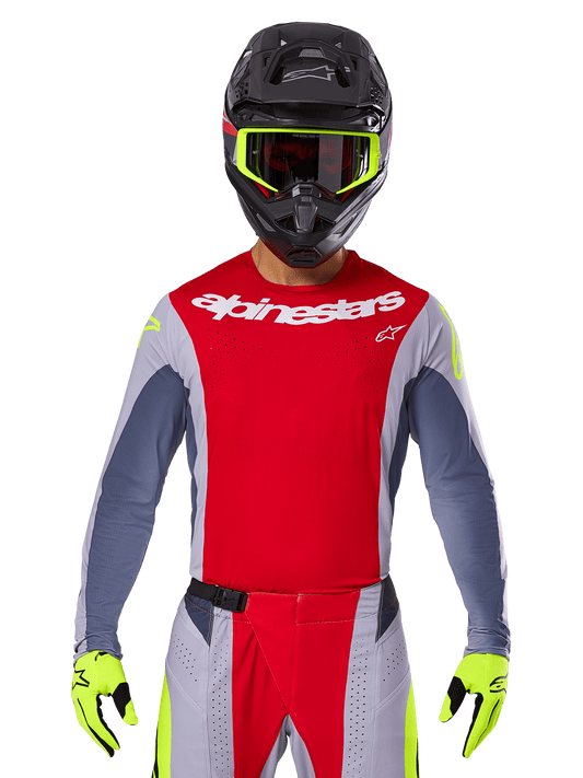 Alpinestars 2025 Techstar Melt Jersey - Bright Red/Gray