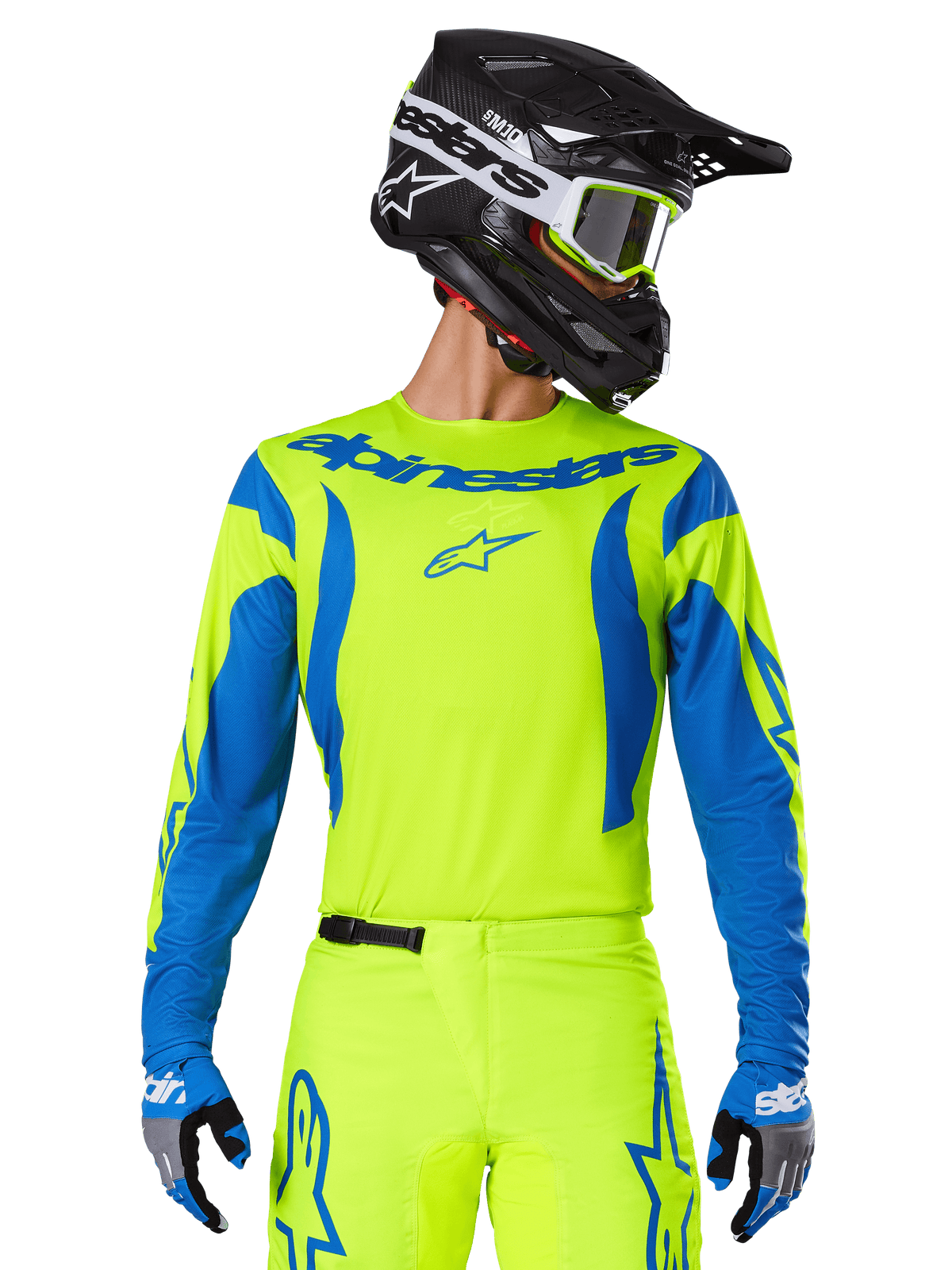 Alpinestars 2026 Fluid Haul Jersey - Yellow Fluo/Blue