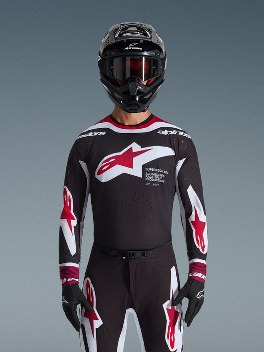 Alpinestars 2026 Supertech AFD Vista Jersey - Black/Red/White