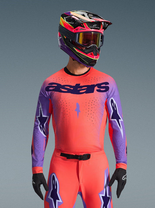 Alpinestars 2026 Supertech Scenz Jersey - Hot Coral/Purple