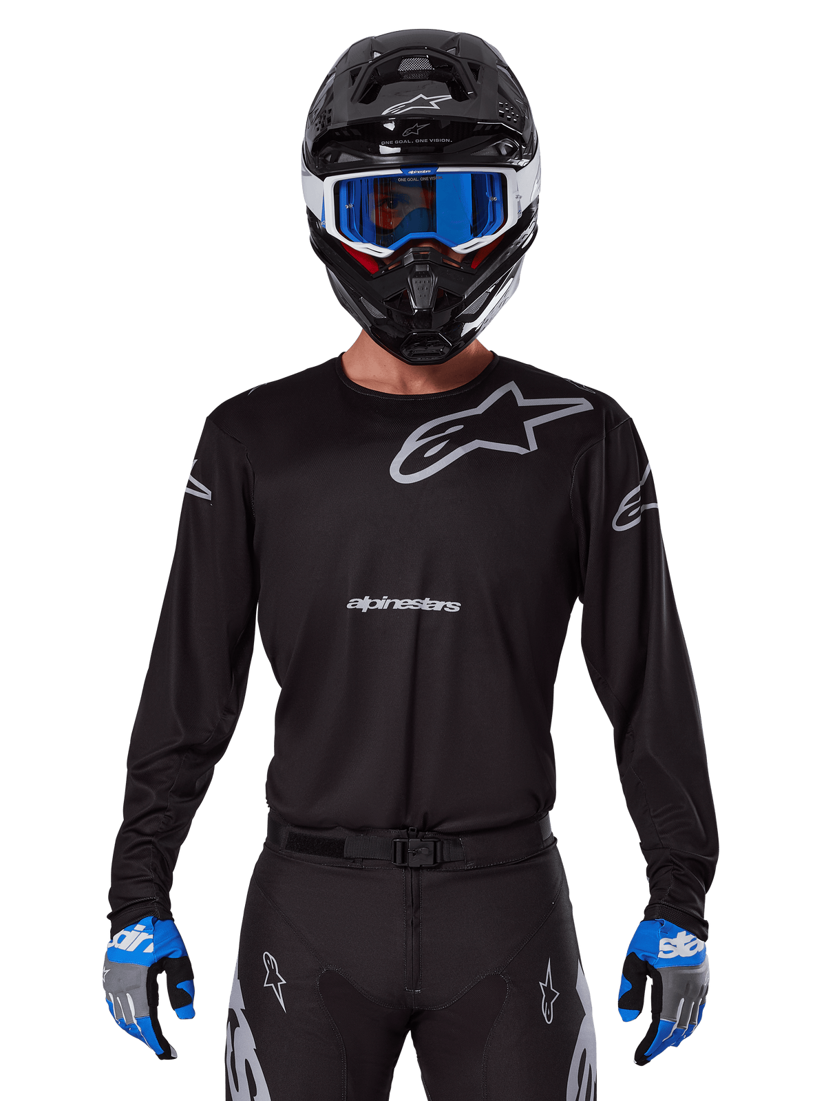 Alpinestars 2026 Racer Graphite Jersey - Black/Gray