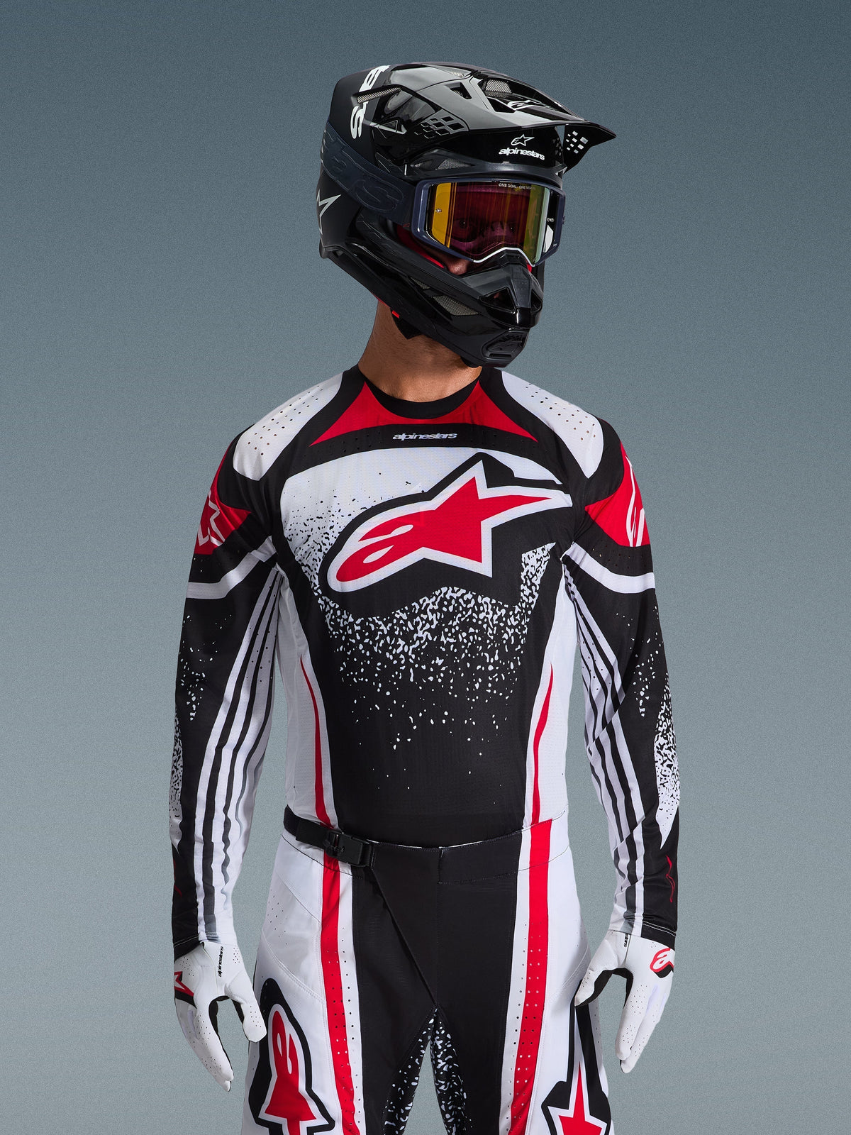 Alpinestars 2026 Techstar Nomur Jersey - Black White Red