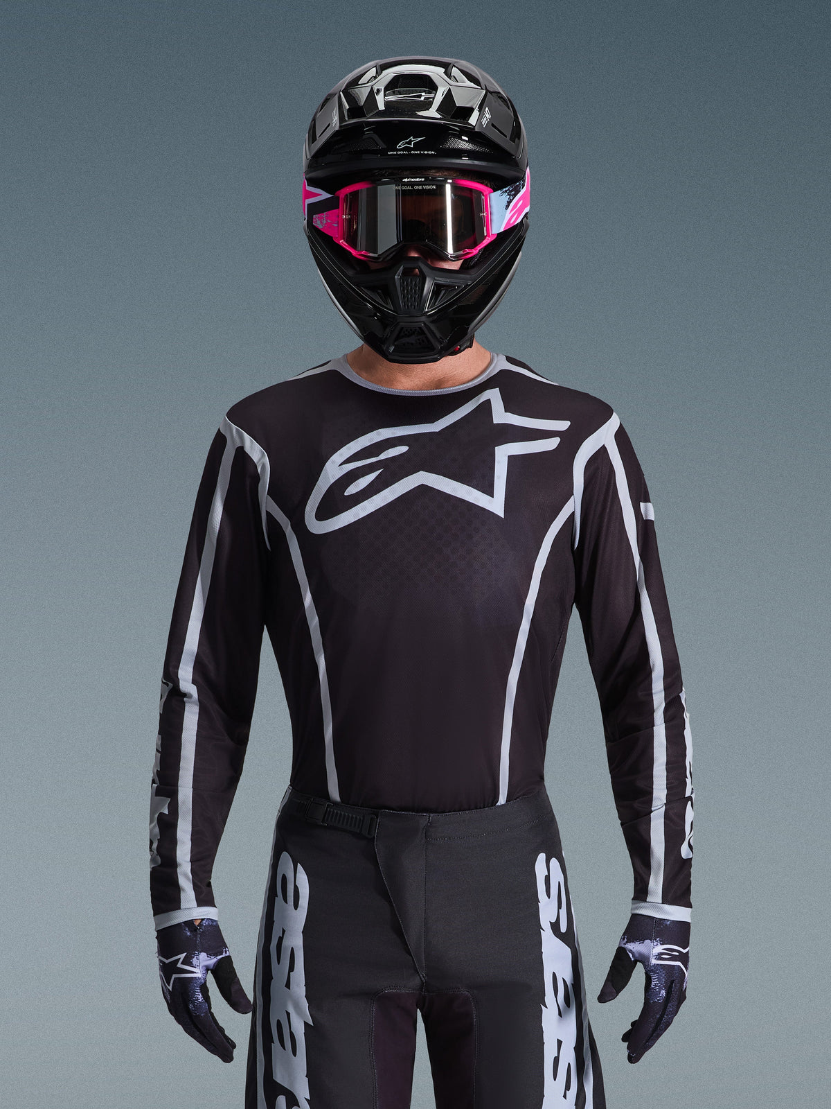 Alpinestars 2026 Fluid Apex Jersey - Black/Gray