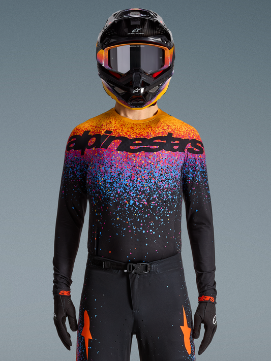 Alpinestars Limited Edition Supertech Black Hole Jersey - Black Burst