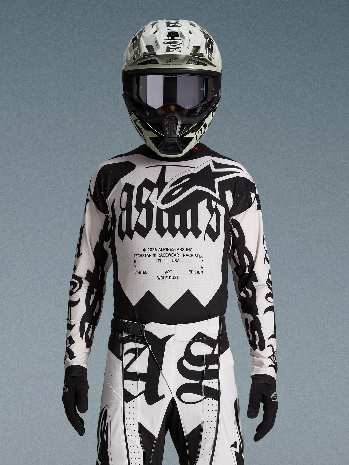 Alpinestars Limited Edition Techstar Wolf Dust Jersey - Dune Black