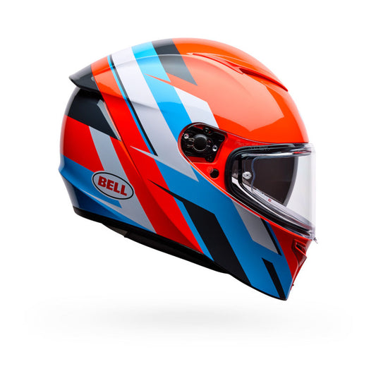 Bell Lithium Nova Helmet - Orange/Blue Nova