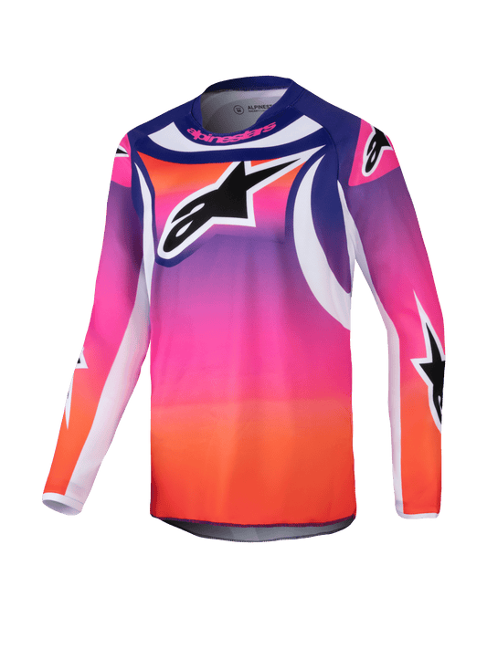 Alpinestars 2025 Youth Racer Wurx Jersey - Multicolor/White