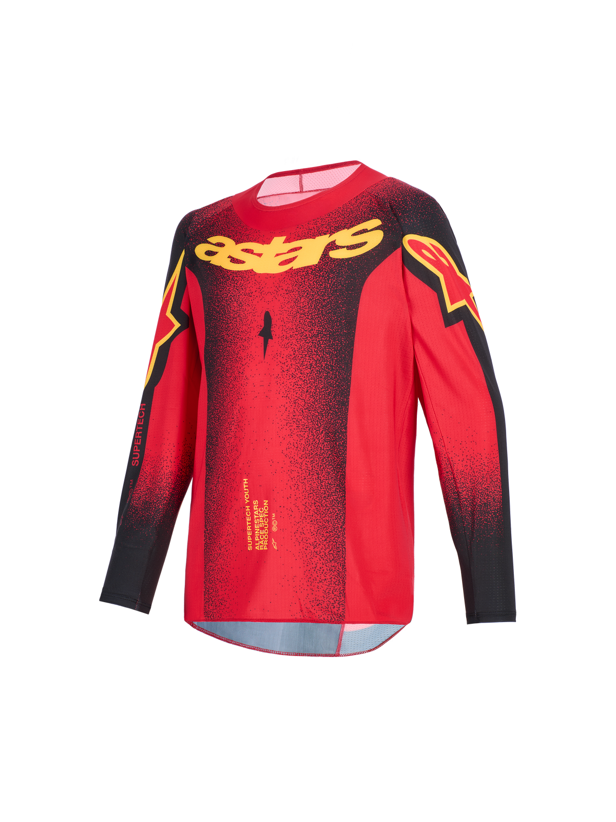 Alpinestars 2026 Youth Supertech Scenz Jersey - Red/Black/Yellow