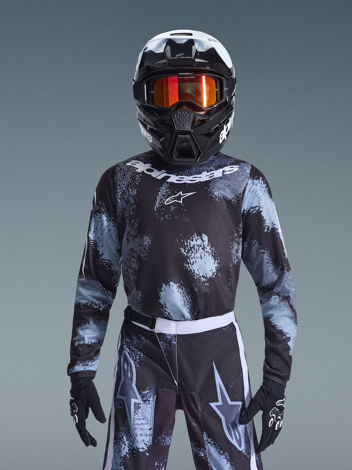 Alpinestars 2026 Youth Fluid Lahnd Jersey - Iron Camo