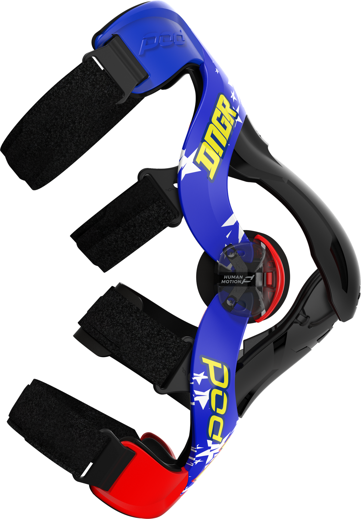 POD K4 V2.0 LE Knee Brace Danger Boy Deegan - Red/White/Blue