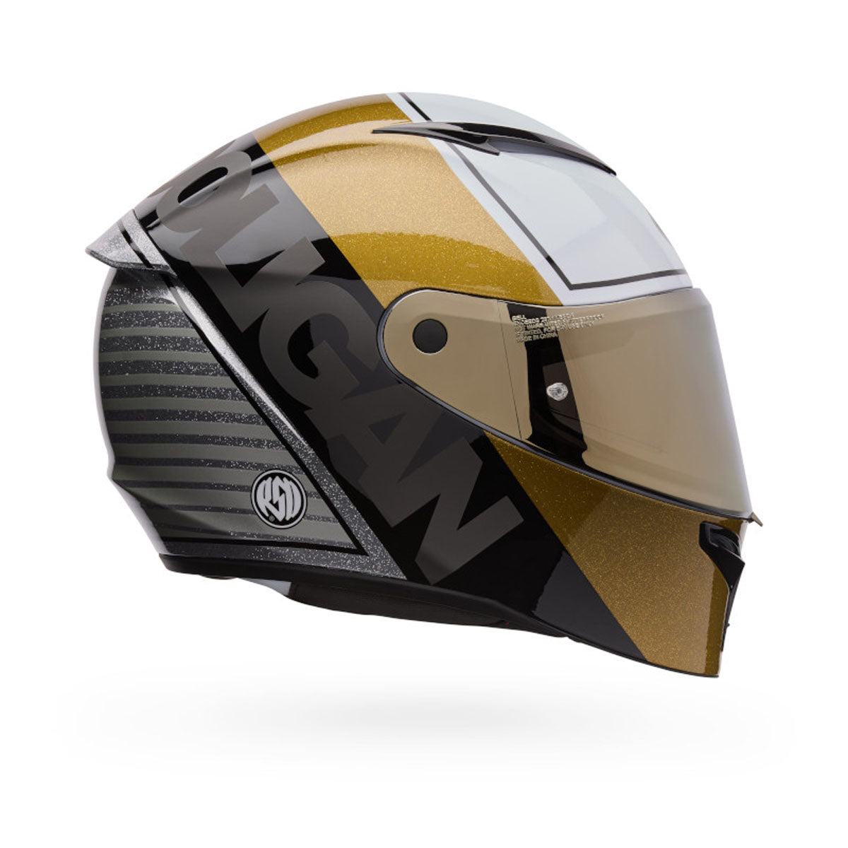 Bell Lithium MIPS Plus RSD Obispo Helmet - White/Gold