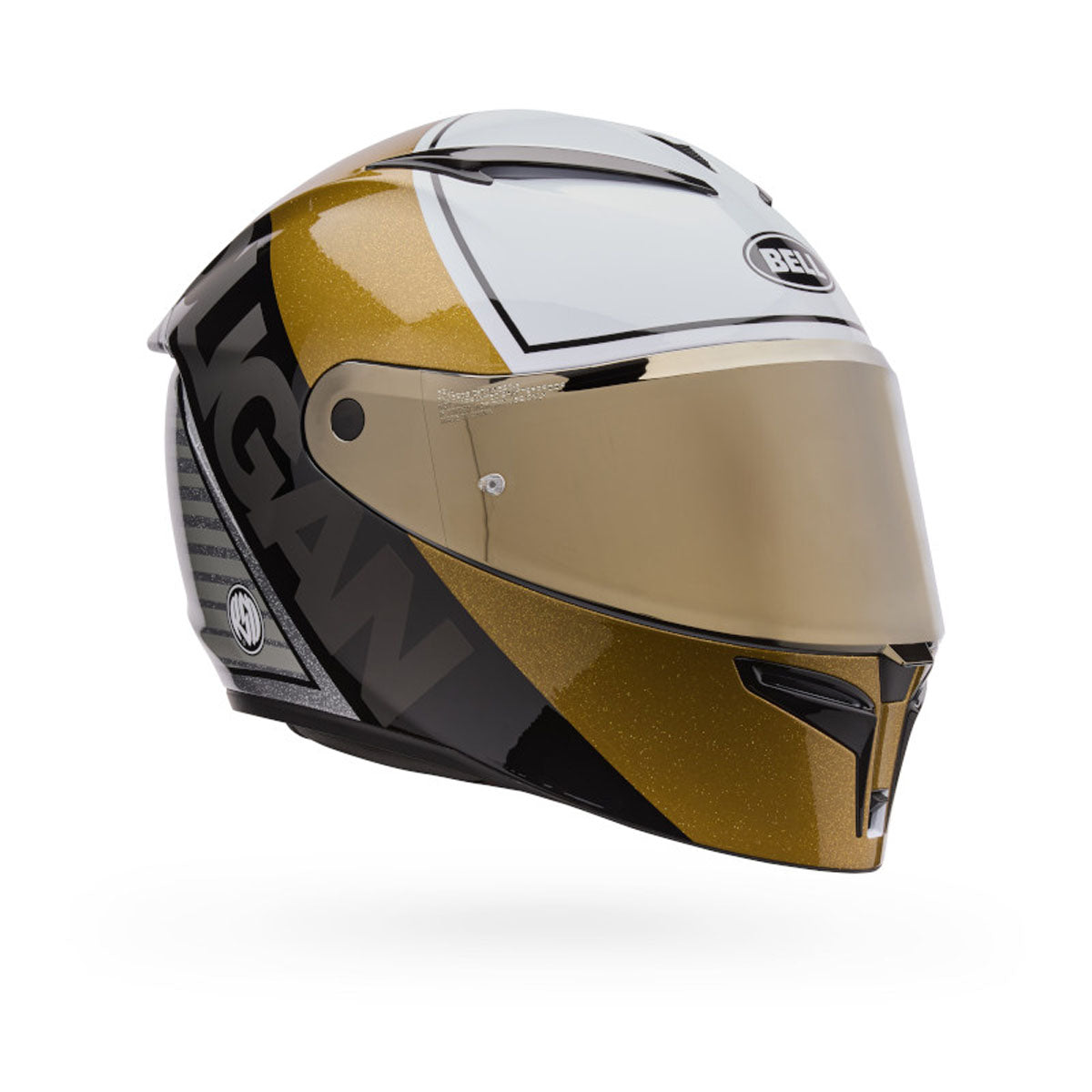 Bell Lithium Mips Plus Rsd Obispo Helmet - White/Gold
