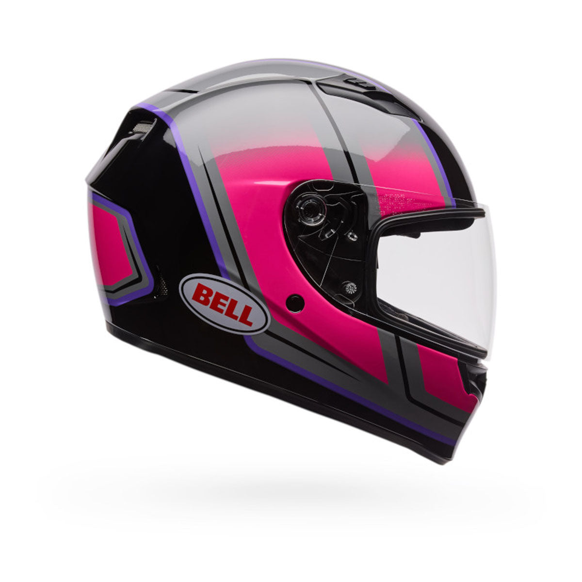 Bell Qualifier Grid Helmet - Grey/Pink