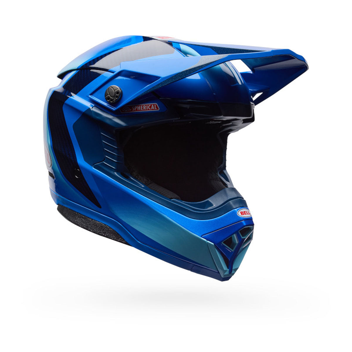 Bell Moto-10 Spherical Et3 Cz Se Helmet - Blue